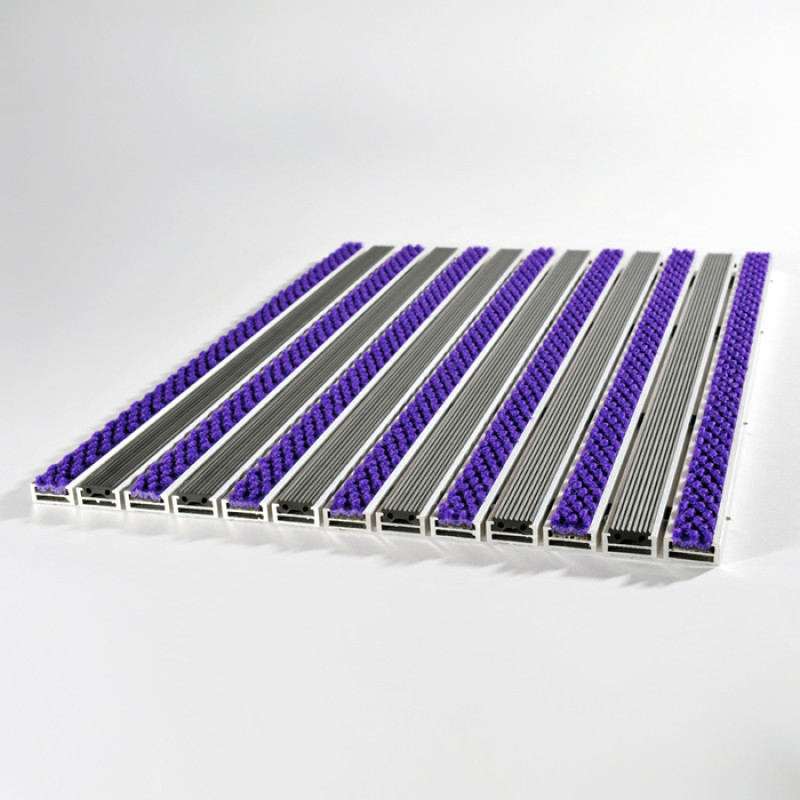 Tapis d'entrée 17RG premium violet uni